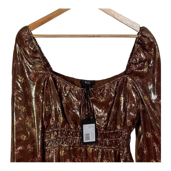 Paige Noah Metallic Dress NWT - Picture 4 of 9